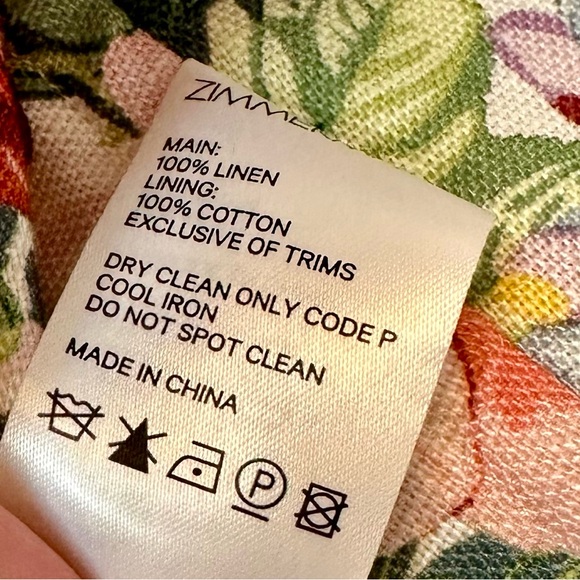 Zimmermann Bellitude Laced Crop Top in Ivory Floral - Picture 5 of 7